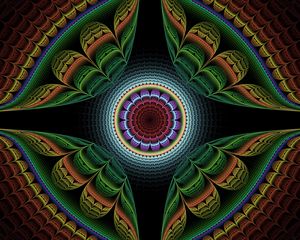 Preview wallpaper fractal, pattern, symmetry, colorful, abstraction
