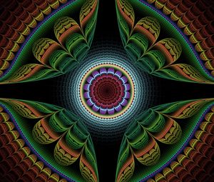 Preview wallpaper fractal, pattern, symmetry, colorful, abstraction