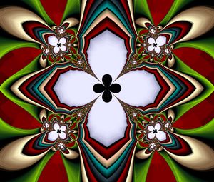 Preview wallpaper fractal, pattern, symmetry, abstraction, colorful