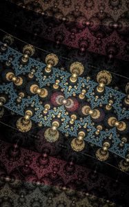 Preview wallpaper fractal, pattern, tangled, symmetry, abstraction