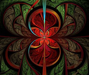 Preview wallpaper fractal, pattern, tangled, abstraction, symmetry