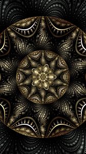 Preview wallpaper fractal, pattern, tangled, kaleidoscope, abstraction