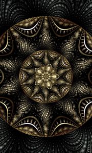 Preview wallpaper fractal, pattern, tangled, kaleidoscope, abstraction