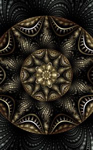 Preview wallpaper fractal, pattern, tangled, kaleidoscope, abstraction