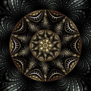 Preview wallpaper fractal, pattern, tangled, kaleidoscope, abstraction