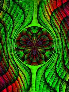 Preview wallpaper fractal, pattern, tangled, colorful, abstraction