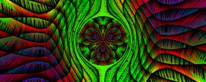 Preview wallpaper fractal, pattern, tangled, colorful, abstraction