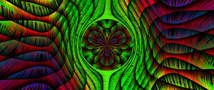 Preview wallpaper fractal, pattern, tangled, colorful, abstraction