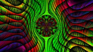 Preview wallpaper fractal, pattern, tangled, colorful, abstraction