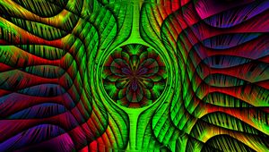 Preview wallpaper fractal, pattern, tangled, colorful, abstraction