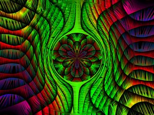 Preview wallpaper fractal, pattern, tangled, colorful, abstraction