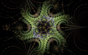 Preview wallpaper fractal, pattern, tangled, abstraction, digital