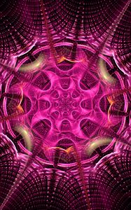 Preview wallpaper fractal, pattern, tangled, swirling, purple