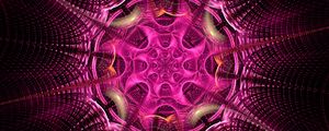 Preview wallpaper fractal, pattern, tangled, swirling, purple