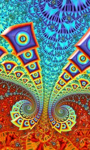 Preview wallpaper fractal, pattern, twisting, ornament