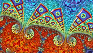 Preview wallpaper fractal, pattern, twisting, ornament
