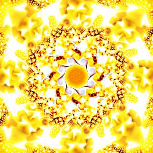 Preview wallpaper fractal, pattern, yellow, abstraction