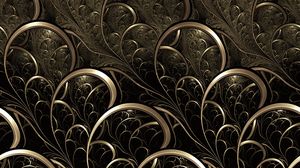 Preview wallpaper fractal, patterns, curls, tangled, abstraction