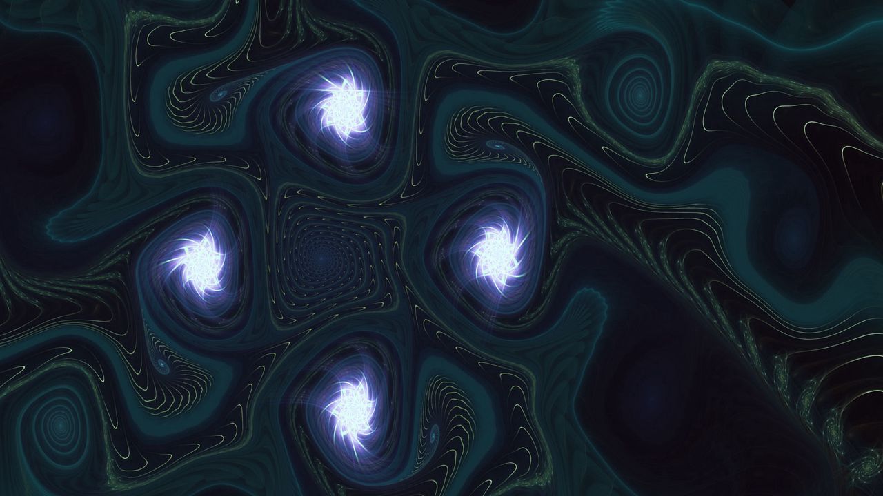 Wallpaper fractal, patterns, dark, twisted, curved, abstraction
