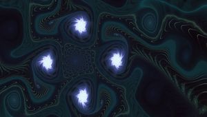 Preview wallpaper fractal, patterns, dark, twisted, curved, abstraction