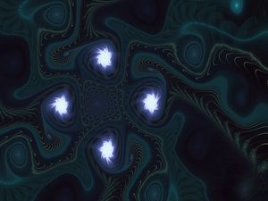 Preview wallpaper fractal, patterns, dark, twisted, curved, abstraction