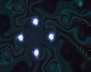 Preview wallpaper fractal, patterns, dark, twisted, curved, abstraction