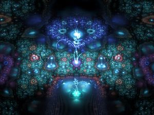 Preview wallpaper fractal, patterns, flowers, shapes