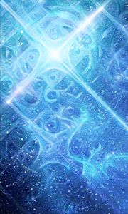 Preview wallpaper fractal, patterns, glitter, abstraction, blue