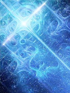 Preview wallpaper fractal, patterns, glitter, abstraction, blue