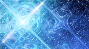 Preview wallpaper fractal, patterns, glitter, abstraction, blue