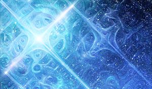 Preview wallpaper fractal, patterns, glitter, abstraction, blue