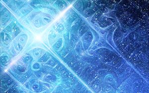 Preview wallpaper fractal, patterns, glitter, abstraction, blue