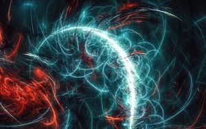 Preview wallpaper fractal, patterns, lines, glow