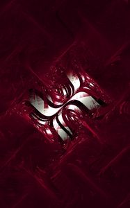 Preview wallpaper fractal, patterns, paint, lines, forms, red