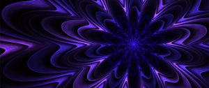 Preview wallpaper fractal, patterns, purple, wavy, volumetric