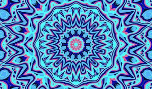 Preview wallpaper fractal, patterns, shapes, bright, blue