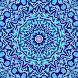 Preview wallpaper fractal, patterns, shapes, bright, blue