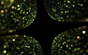 Preview wallpaper fractal, patterns, shine, space, dark