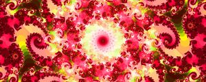 Preview wallpaper fractal, patterns, spiral, abstraction, bright