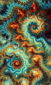 Preview wallpaper fractal, patterns, spirals, twisted, multicolored