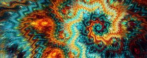 Preview wallpaper fractal, patterns, spirals, twisted, multicolored