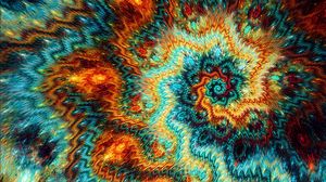 Preview wallpaper fractal, patterns, spirals, twisted, multicolored