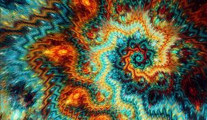 Preview wallpaper fractal, patterns, spirals, twisted, multicolored