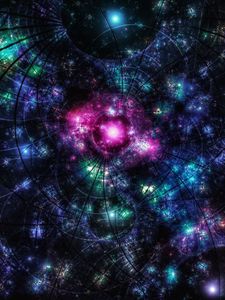 Preview wallpaper fractal, patterns, spots, glitter