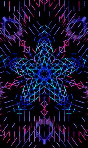 Preview wallpaper fractal, polygon, geometry, lines