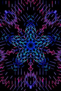 Preview wallpaper fractal, polygon, geometry, lines