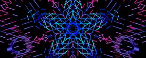 Preview wallpaper fractal, polygon, geometry, lines