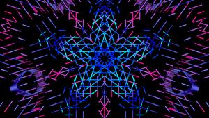 Preview wallpaper fractal, polygon, geometry, lines