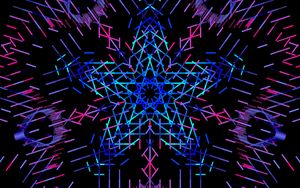 Preview wallpaper fractal, polygon, geometry, lines
