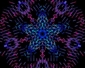 Preview wallpaper fractal, polygon, geometry, lines